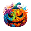 Halloween Pumpkin Rainbow LBGTQ