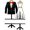 Clothing for bride and groom
