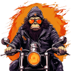 Gorilla Biker
