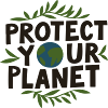 Eco-friendly design: 'Protect your planet'