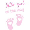Petite fille en route