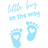 little boy on the way