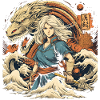 Anime Frau Mit Drachen