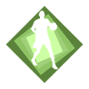 Basketball player dribbling