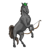 Pferd Bogenschütze Bogen