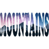 MOUNTAINS Font Design