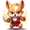 Wehrhafter Corgi