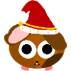 Cute Christmas Guinea Pig