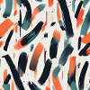 Modernes Pinselstrichdesign