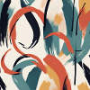 Modernes Pinselstrichdesign