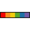 LGBT rainbow black