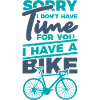 Funny cyclist's saying