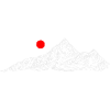 Red Sun Over White Mountain
