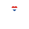 Netherlands heartbeat Dutch flag