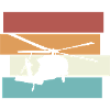 Hélicoptère Pilote d’hélicoptère Rétro