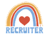 Recruteur Boho Rainbow Costume