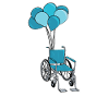 Ballons pour fauteuils roulants