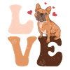 Bulldog Dog LOVE