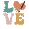 Calligraphy Brush LOVE