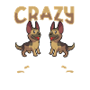 Crazy German Shepherd Lady - Schäferhund