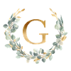 G Monogram Eucalyptus Wreath