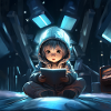 Fille Cyberpunk