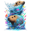 Two Capybaras