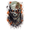 Zombie Halloween Creepy Undead