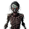 Zombie not very happy