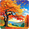 Bunte Herbstlandschaft