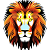 Abstract Lion