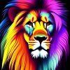 KI Lion abstract