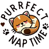 fun quote cat purr nap