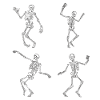 Dancing skeletons