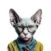 Hipster kat Ziggy