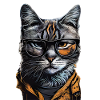Hipster cat Otis
