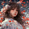 Anime Girl, Cherry Blossom Festival