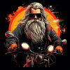 Old School Biker