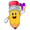 Pencil Christmas Package