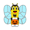 Bee Halloween Pumpkin