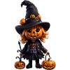 Halloween Pumpkin Girl