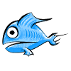 Fish blue