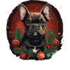Christmas French Bulldog