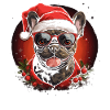 Christmas French Bulldog