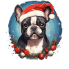 Christmas French Bulldog