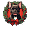 Christmas French Bulldog