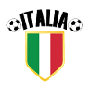 Italia Italy Crest Soccer Fan