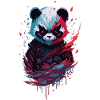 Panda Ninja Dark Dark Fantasy
