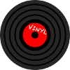Vinylkreis Retro Red-Label