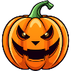Cute Halloween pumpkin